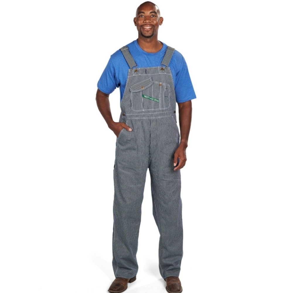 Key Hickory Stripe Overalls